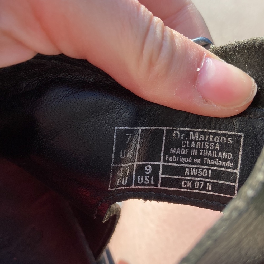 DR MARTEN LEATHER CLARISSA SANDALS - Picture 7 of 8
